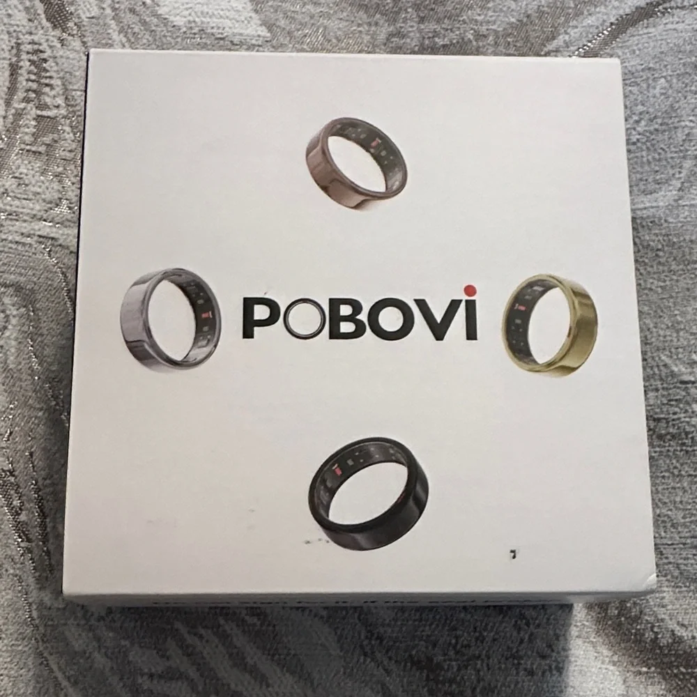 POBOVi Gen-1 Smart Ring - Rose Gold Size 8
